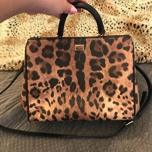 Dolce & Gabbana Leopard Sicily Bag